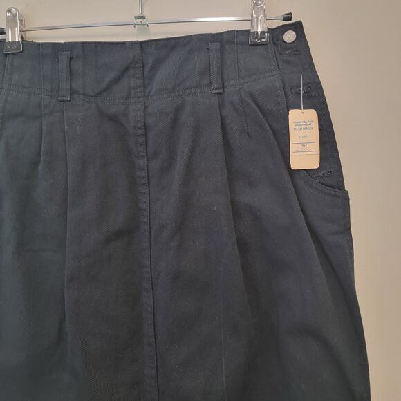 VTG Black Denim Skirt - Picture 4 of 16